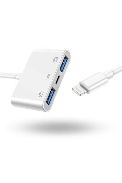 Büro Ev Ofis Cihazları için Ios-2HUB Usb Camera Adapter ürün görseli 1