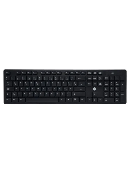 Dexim KW-103 TR Kablosuz Klavye - DKA005 Standart Tuş Formu ile Ev Ofis Kullanımı için Siyah ürün görseli 1