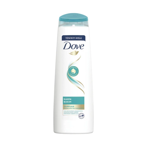 Dove Şampuan Narin Bakım Hassas İnce Telli Saçlara Özel 400 ml ürün görseli 1