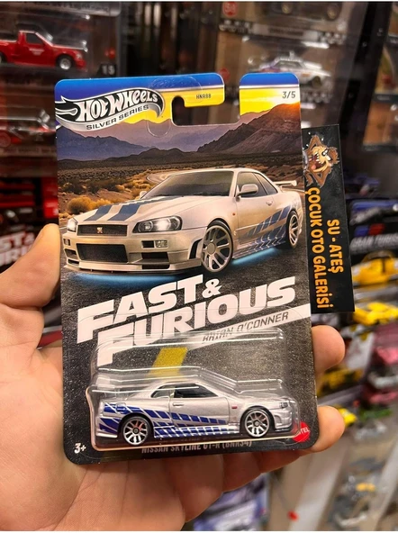Hot Wheels Fast And Furıous Braın O’Canner Skylıne Gtr 34, Oyuncak Araba ürün görseli 1