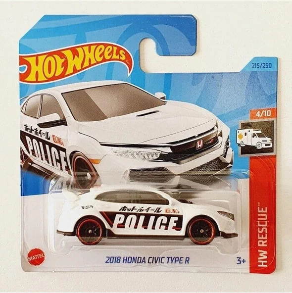 Hot Wheels Tekli Arabalar 2018 Honda Civic Type R-Hkj21, Oyuncak Araba ürün görseli 1