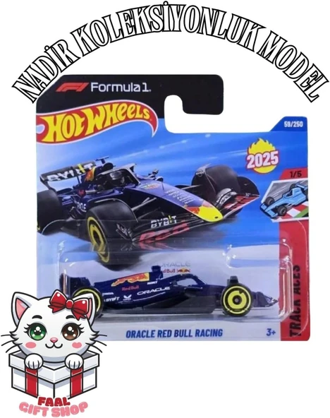 Hot Wheels Oracle Red Bull Racing Hot Wheels Formula, Model Araç ürün görseli 1
