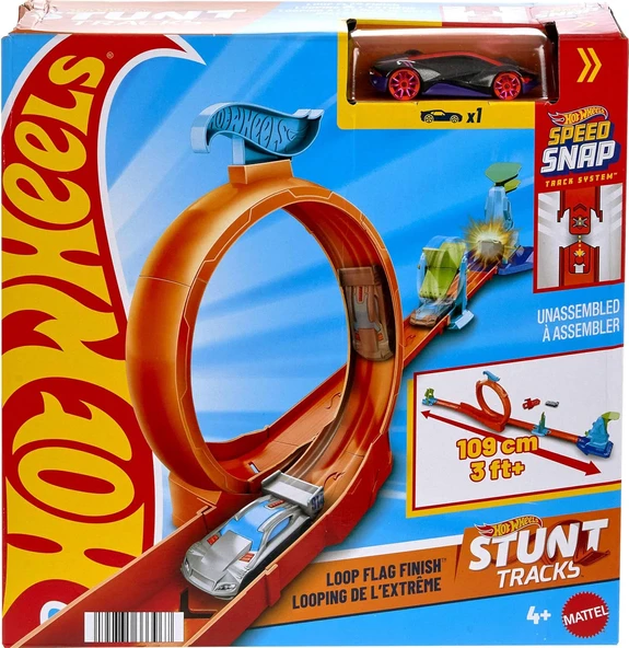 Hot Wheels Stunt Trucks Akrobatik Yarış Pisti Oyun Seti Jhk76-Jhk77 ürün görseli 1