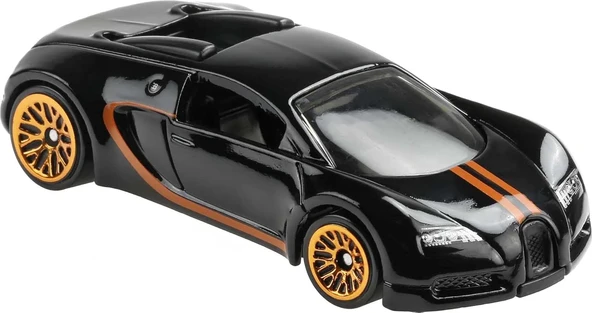 Hot Wheels Bugatti Veyron 16.4, [Siyah/Turuncu] 5/5 ürün görseli 1