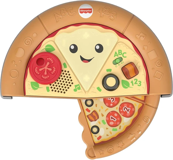 Fisher Price Eğlen Ve Öğren Eğitici Pizza - Bebekler Ve Yürüme Çağındaki Çocuklar İçin Işıklı, Müzik ürün görseli 1