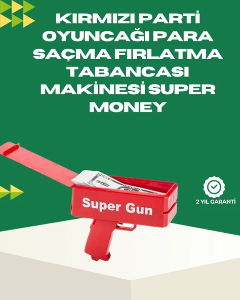 Elektrikli Money Gun Oyuncak Parti Tabancası ürün görseli 1