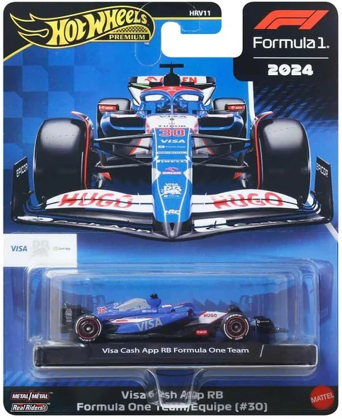 Premium Visa Cash App Formula 1 Team Yarış Arabası Koleksiyonluk Oyuncak Modeli ürün görseli 1