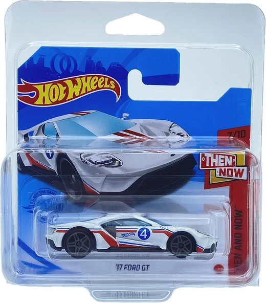 Hot Wheels - '17 Ford Gt - White - Short Card (1/64) Gtb38 ürün görseli 1