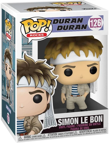 Funko 41234 Pop Rocks Duran-Simon Le Bon Koleksiyonluk Oyuncak, Çok Renkli ürün görseli 1