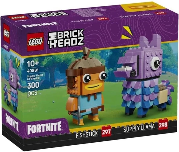 Lego 40881 Brickheadz Fortnite Mühimmat Laması Ve Japon Balığı Figürleri ürün görseli 1