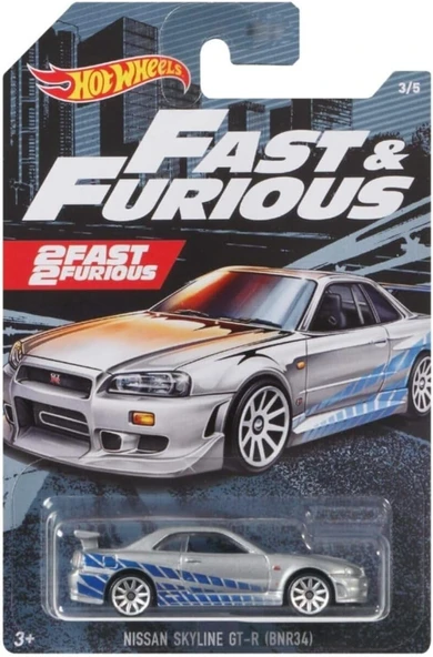 Hot Wheels Fast & Furious Nissan Skyline Gt-R, Oyuncak Araba ürün görseli 1