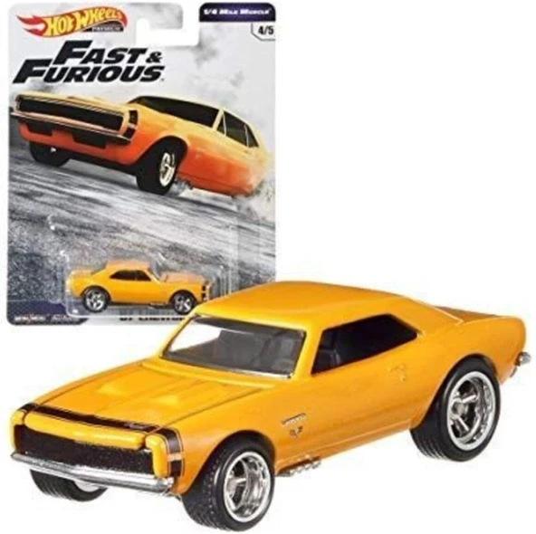 Hot Wheels 67 Chevrolet Camaro Fast & Furious 1:64, Model Araç ürün görseli 1