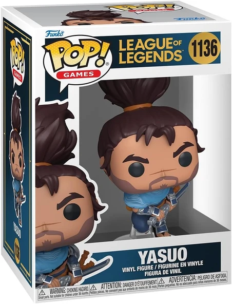 Funko Pop! Games: Lol - Yasuo - League Of Legends - Koleksiyon Vinil Figür - Hediye Fikri - Resmi Ür ürün görseli 1