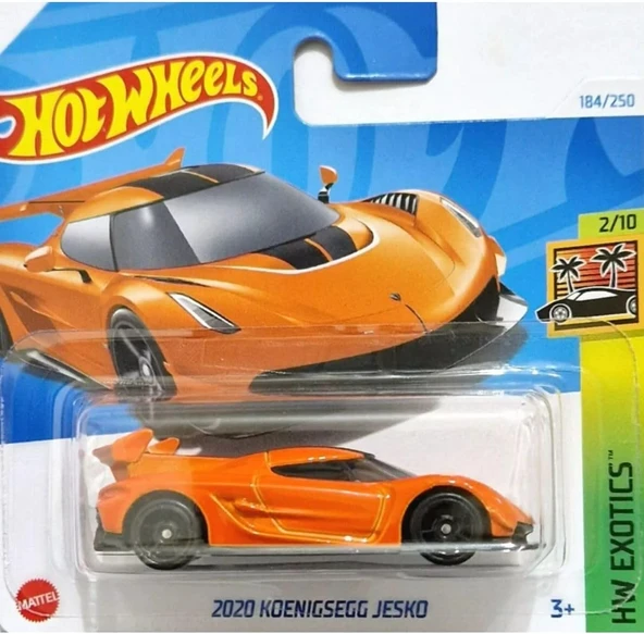 Hot Wheels 2024 Tekli Araba 2020 Koenigsegg Jesko Turuncu, Oyuncak Araba ürün görseli 1