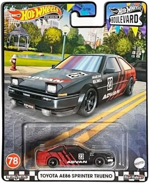 Hot Wheels Premium Boulevard Toyota Ae86 Sprinter Trueno Hkf28, Oyuncak Araba ürün görseli 1