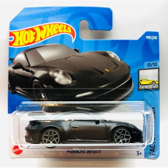 Hot Wheels Yeni - New Porsche 911 Gt3 Black Mini Araba 1:64 Ölçek Hotwheels Marka 10/10, Oyuncak Ara ürün görseli 1