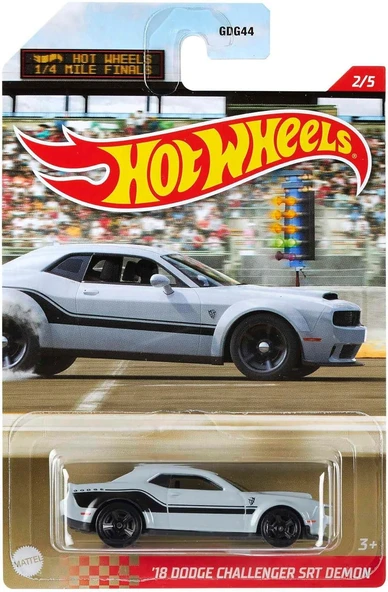 Hot Wheels '18 Dodge Challenger Srt Demon, [Gri] 2/5 ürün görseli 1