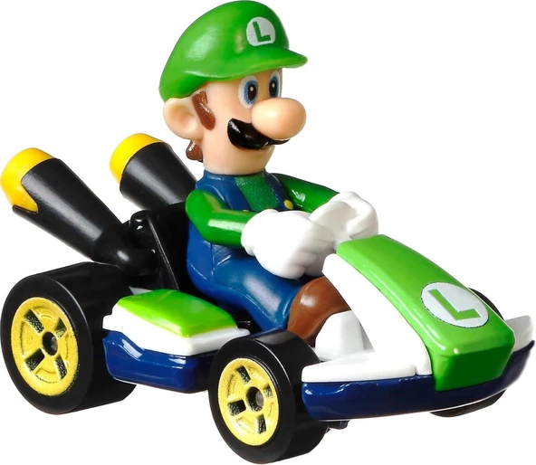 Hot Wheels Luigi Kart - Resim 2