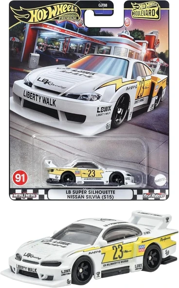 Hot Wheels - 1:64 - Hot Wheels Boulevard Premium Nissan Silvia S15, Oyuncak Araba ürün görseli 1