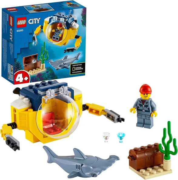 Lego City Okyanus Mini Denizaltı 60263 Yapım Seti (41 Parça) ürün görseli 1