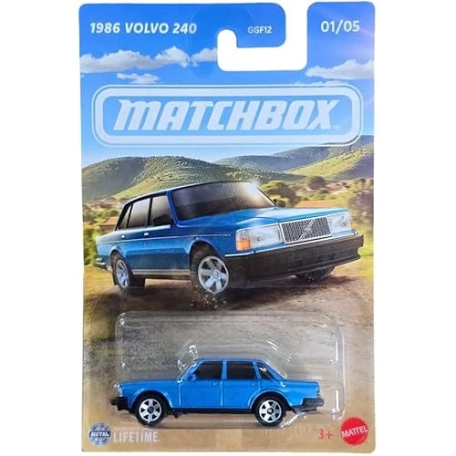 Matchbox - 1986 Volvo 240 - Mavi (1/64) Ggf12 ürün görseli 1