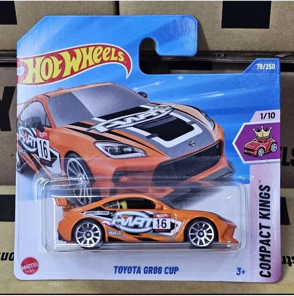 Hot Wheels 1/64 Toyota Gr86 Cup 2025 Serisi Yarış Aracı Oyuncak Araba Koleksiyon Modeli, Oyuncak Ara ürün görseli 1