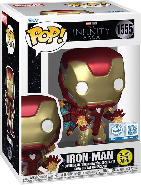 Funko Pop! Plus: Avengers End Game - Iron Man Beams - Glow In The Dark - Koleksiyon Vinil Figür - He ürün görseli 1