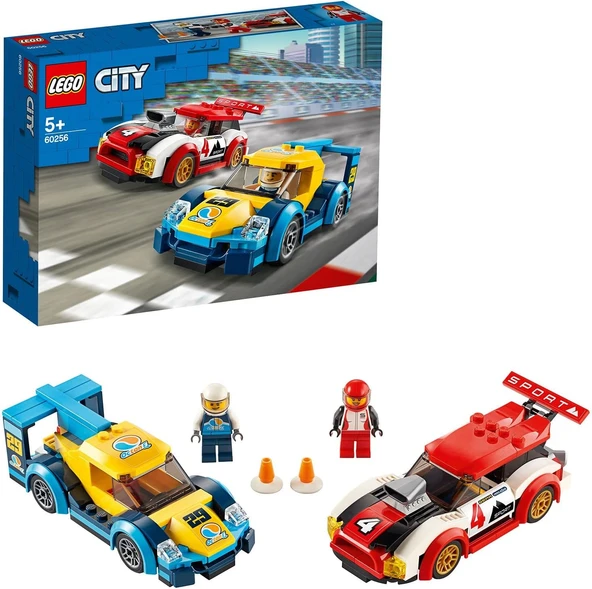 Lego City Yarış Arabaları 60256 - Araçları Seven Çocuklar Için Yaratıcı Oyuncak Yapım Seti (190 Parç ürün görseli 1