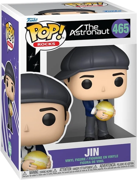 Funko Pop! Rocks: Jin - (Astronaut) - Bts - Vinil Koleksiyon Figürü - Hediye Fikri - Resmi Ticari Ür ürün görseli 1