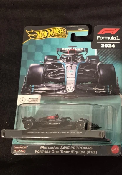 Premium Formula 1 2024 Mercedes-Amg Petronas #63 1:64 Diecast Model ürün görseli 1