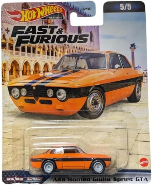 Hot Wheels Fast & Furious Premium Alfa Romeo Giulia Sprint Gta Hkd29, Oyuncak Araba ürün görseli 1