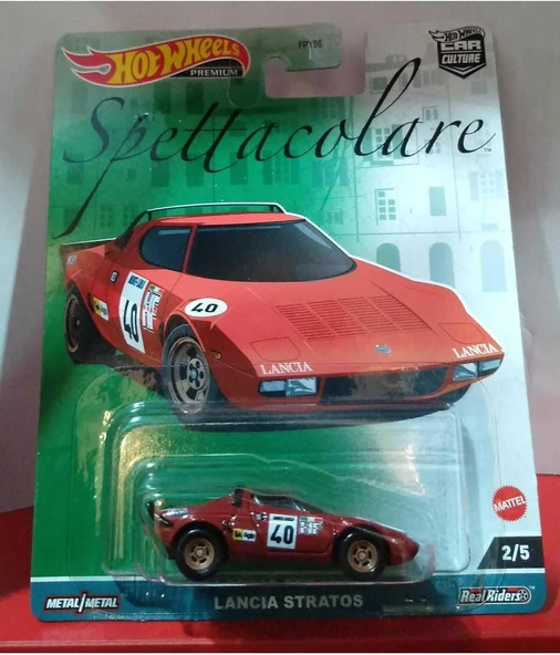 Hot Wheels Premium Spettacalare Lancia Stratos, Oyuncak Araba ürün görseli 1