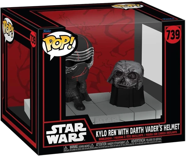Funko Pop! Deluxe: Yıldız Savaşları: Yıldız Savaşları Darkside - Darth Vader'In Miğferiyle Kylo Ren ürün görseli 1