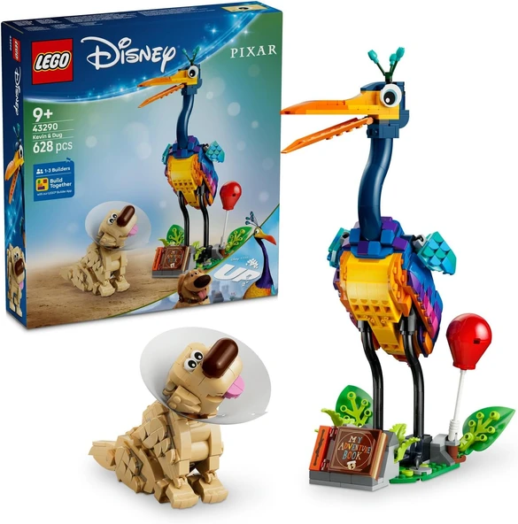 Lego Disney Ve Pixar Kevin Ve Dug 43290-9 Yaş Ve Üzeri Kız Ve Erkek Çocuklar Için Yukarı Bak Filmind ürün görseli 1