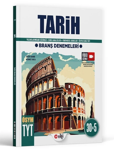 TYT Tarih Branş Denemeleri Ulti Yayınları ürün görseli 1