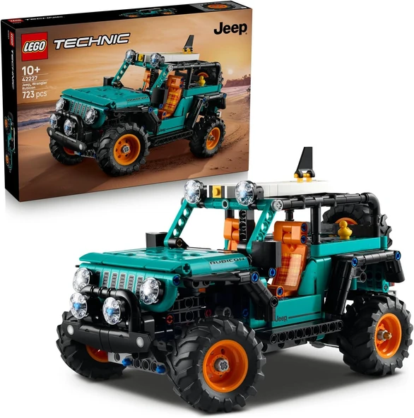 Lego Technic Jeep Wrangler Rubicon Suv 42227-10 Yaş Ve Üzeri Çocuklar Için Oyuncak Lastik Ördek Ve Ç ürün görseli 1