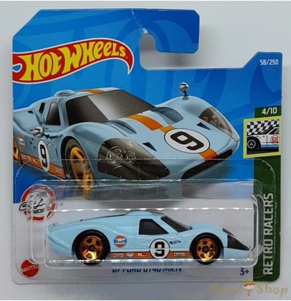 Hw Retro Racers 67 Ford Gt40 Mk.Iv ürün görseli 1