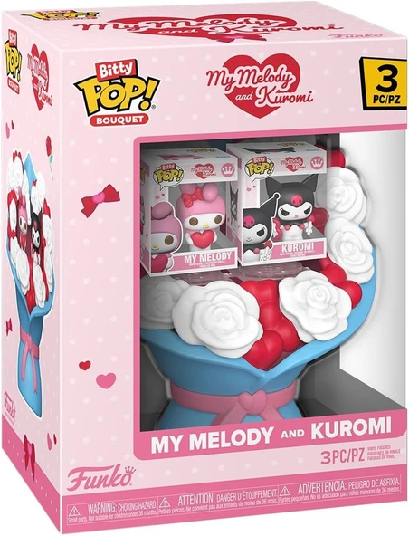 Funko Bitty Pop! Buket: Hello Kitty - Sanrio Valentines - Koleksiyonluk Vinil Figür - Hediye Fikri - ürün görseli 1