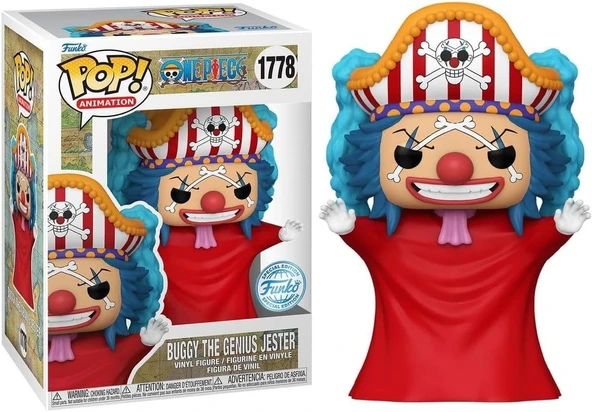 Funko Pop! One Piece - Buggy (Post Time-Sat) Exclusive #82834 ürün görseli 1