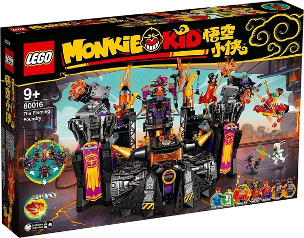 Lego Monkie Kid 80016 The Flaming Foundry ürün görseli 1