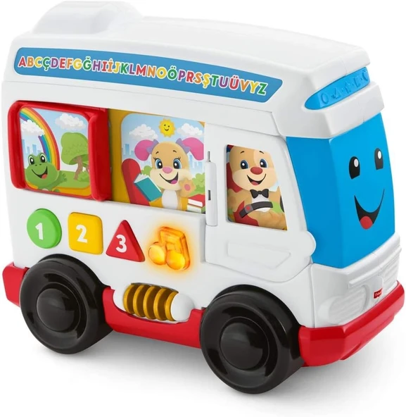 Mattel Fisher Price Fhf20 - Köpekçiğin Eğitici Otobüsü (Türkçe) ürün görseli 1