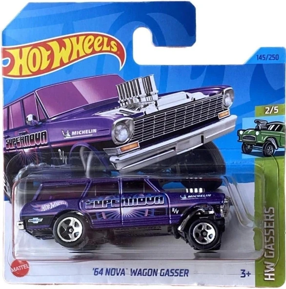 Hot Wheels Tekli Arabalar '64 Nova Wagon Gasser- Hkh63 ürün görseli 1