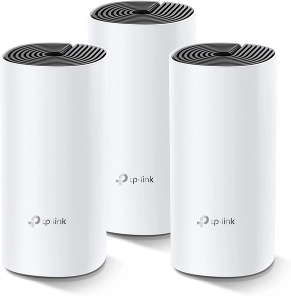 Tp-Link Deco M4 3-Pack , Ac1200 Mbps, Dual-Band, Gigabit Portları, 100 Cihaza Kadar Bağlanılabilirli ürün görseli 1