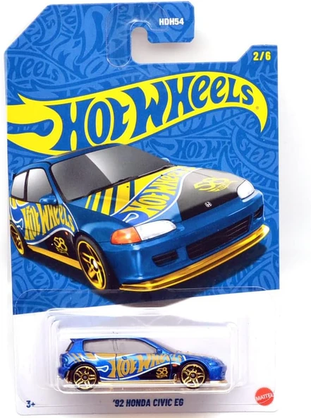 Hot Wheels - 92 Honda Civic Eg - 58Th Anniversary (1/64) Jkx82 ürün görseli 1