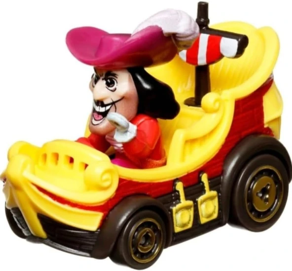 Hot Wheels Racer Verse Captain Hook Koleksiyonluk Disney Karakterleri ürün görseli 1