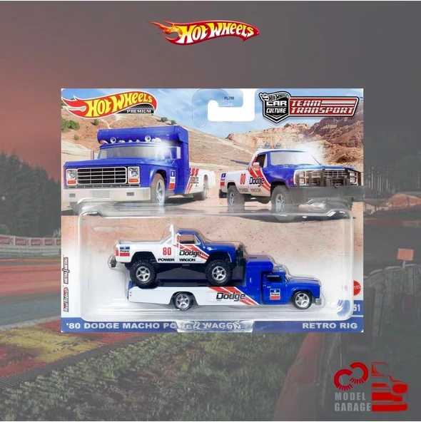 Hot Wheels Team Transport Dodge 1/64 Ölçek Diecast Metal Model Araba ürün görseli 1