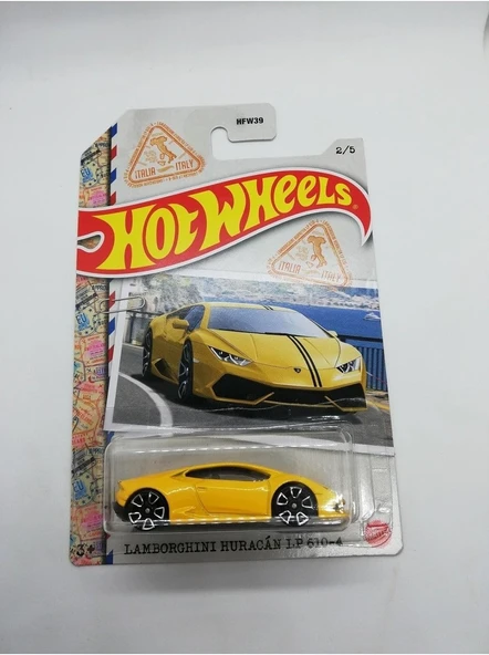 Hot Wheels Lamborghini Huracan Lp 610-4 Araba, Oyuncak Araba ürün görseli 1