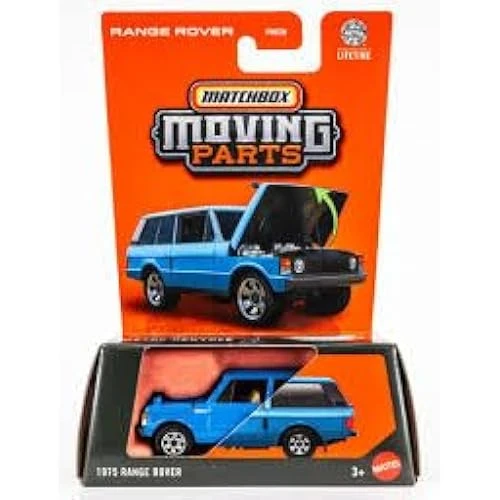2025 Matchbox Moving Parts #19 1975 Range Rover Tuscan Blue | Lhd | Fsc ürün görseli 1