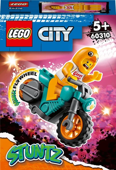 Lego® City Tavuk Gösteri Motosikleti 60310 - Çocuklar Için Eğlenceli Havalı Bir Oyuncak Yapım Seti ( ürün görseli 1