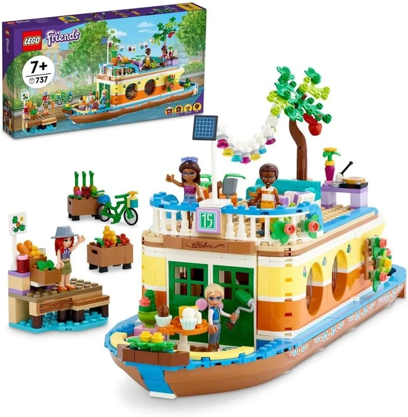 Lego® Friends Kanal Tekne Evi 41702 – 7 Yaş Ve Üzeri Çocuklar Için Yaratıcı Oyuncak Yapım Seti (737 ürün görseli 1